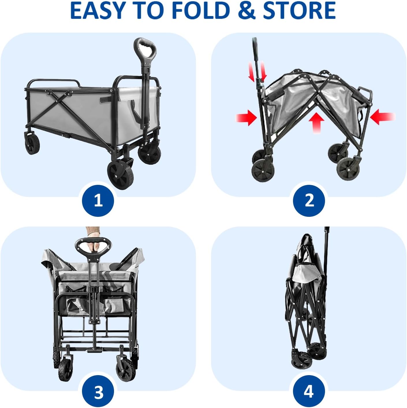 Collapsible Wagon Cart Foldable