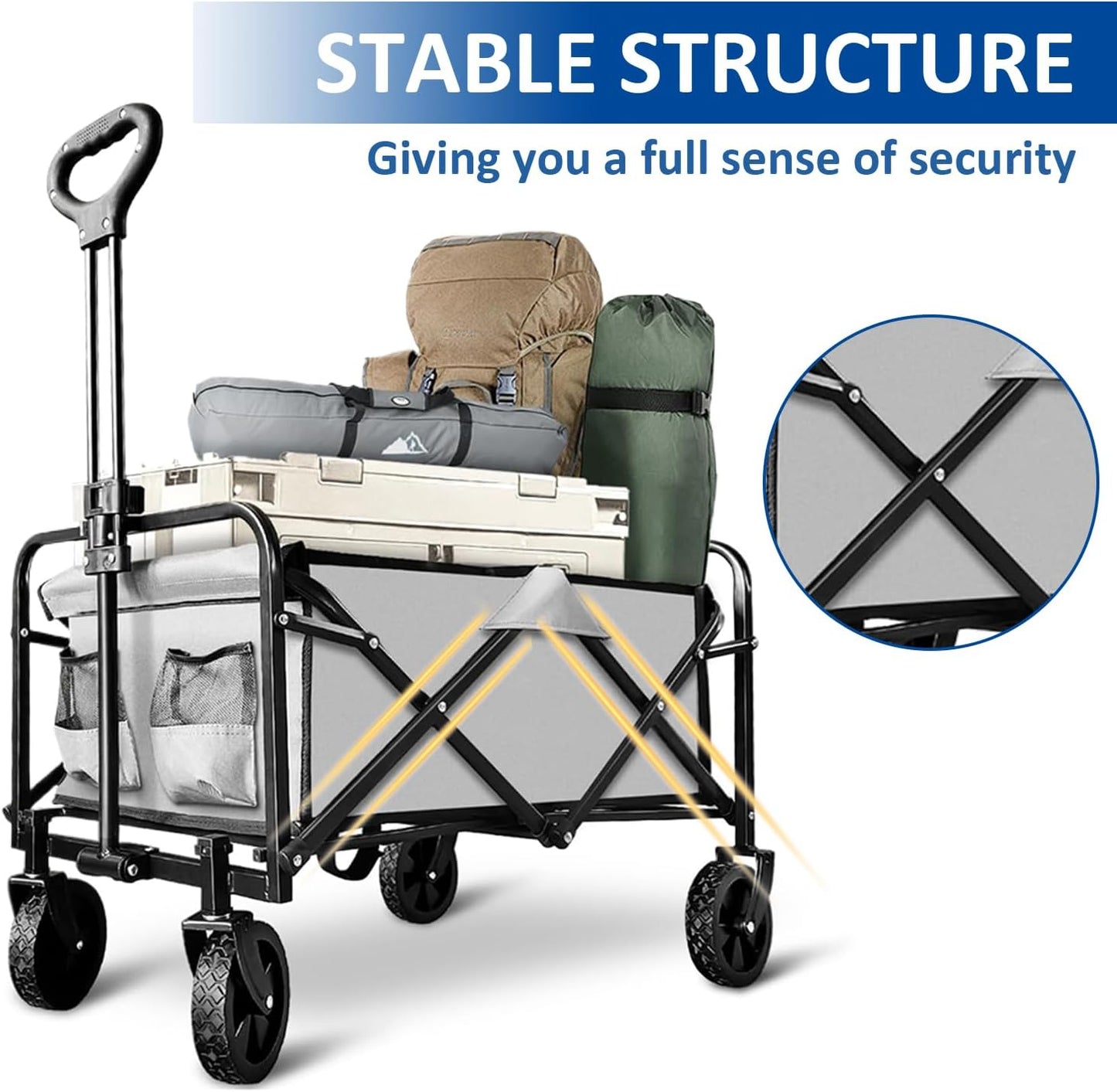 Collapsible Wagon Cart Foldable
