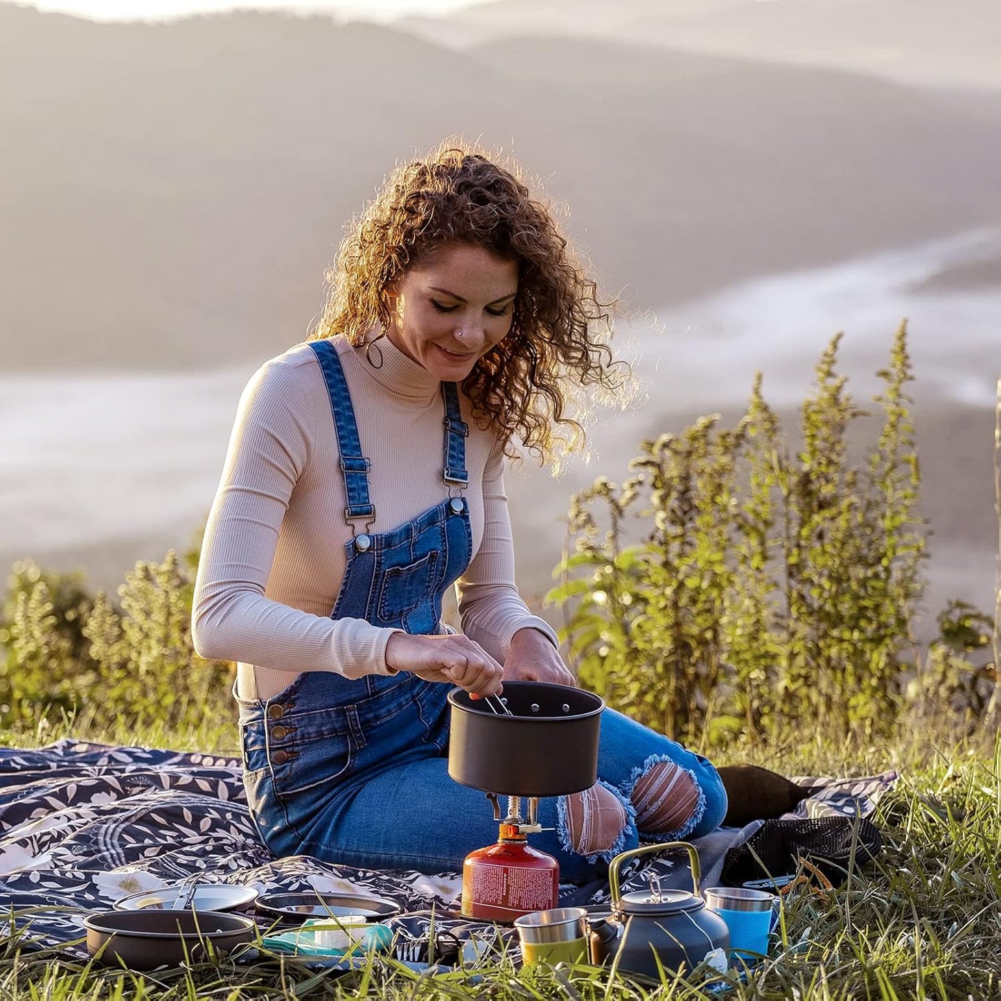 17pcs Camping Cookware Kit