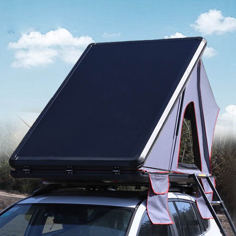 Jiadrooe Pioneer P9067 Heavy-Duty All-Aluminum Hard Shell Rooftop Tent with STABILUS Struts & YKK Zippers