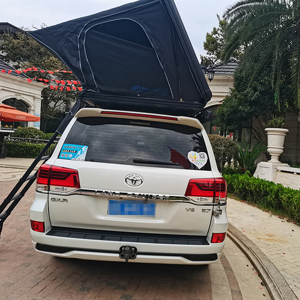 Jiadrooe Titan T3071 Aerospace All-Aluminum Hard Shell Rooftop Tent with STABILUS Struts & Crossbars