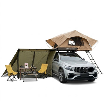 Jiadrooe Pioneer P9061 2-in-1 Ultra-Lightweight Rooftop Tent & Cargo Rack with Hidden Awning (48kg)