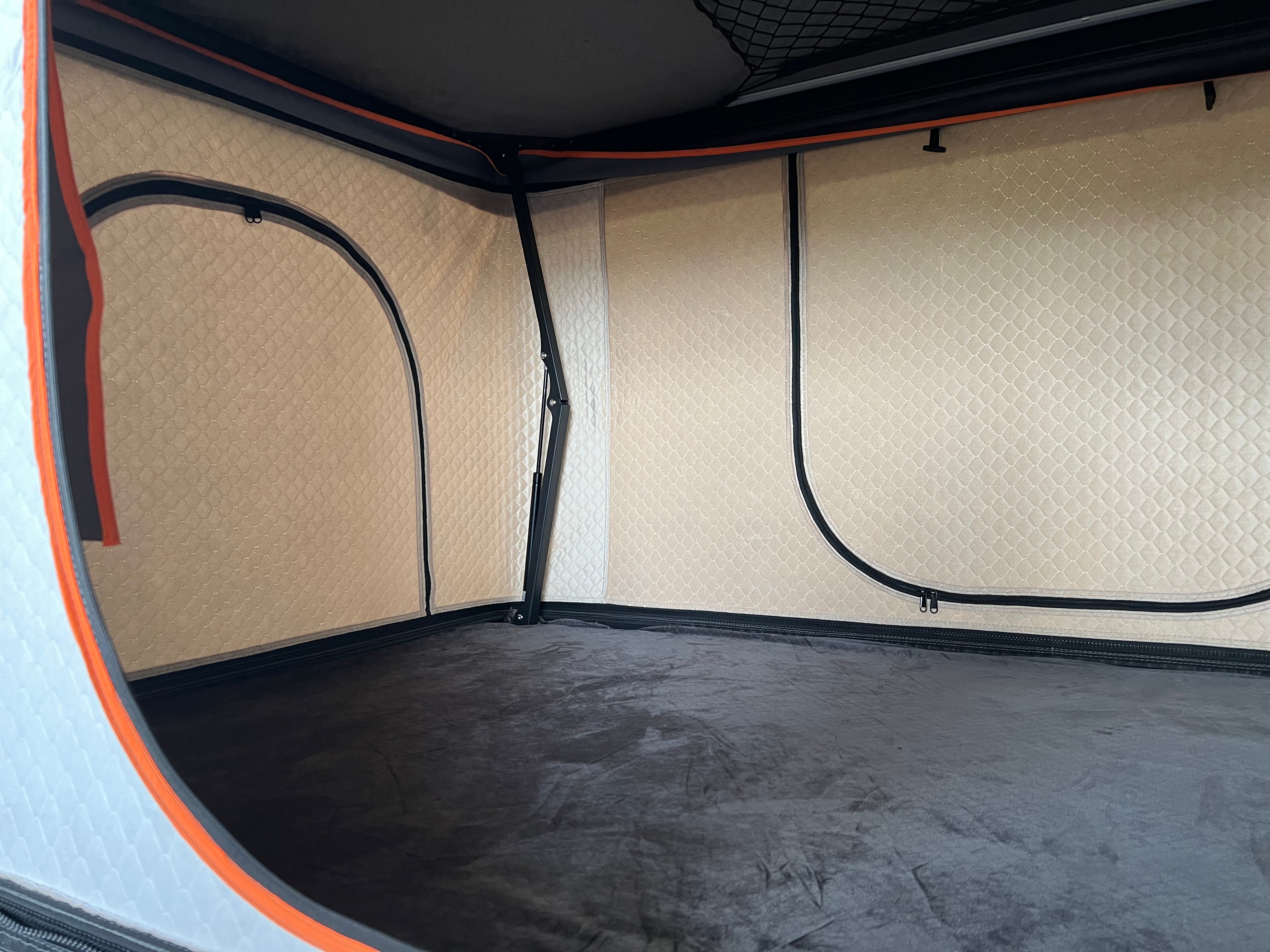 Jiadrooe Custom 4-Season Quilted Thermal Liner for Rooftop Tents (Zip-in Insulation)