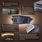 Rooftop Tent Hard Shell - Titan Series T3021 Upgraded version