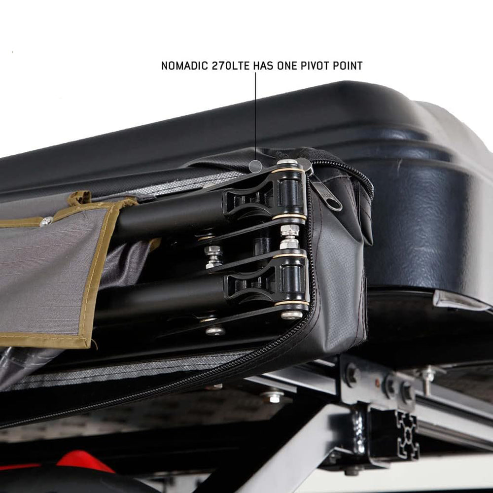 Jiadrooe 270 Degree Free-Standing Car Side Awning with Built-in LED Light Strip (2.0M Radius)