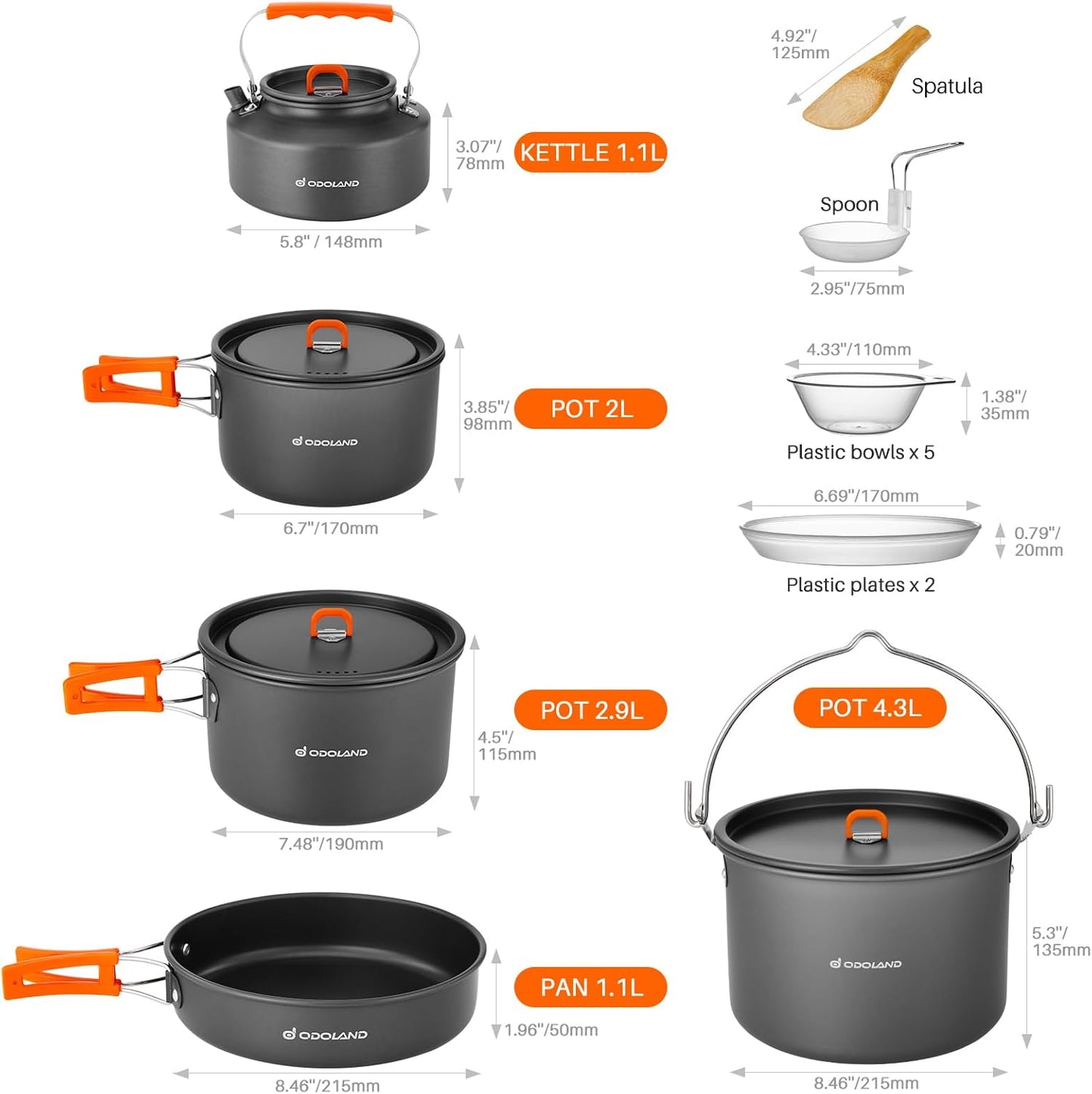 Camping Cookware Kit - GJ061