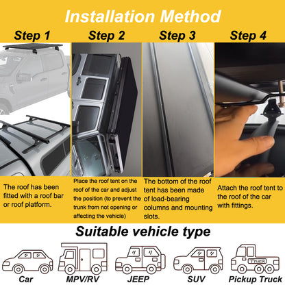 Rooftop Tent Hard Shell CDZP2021