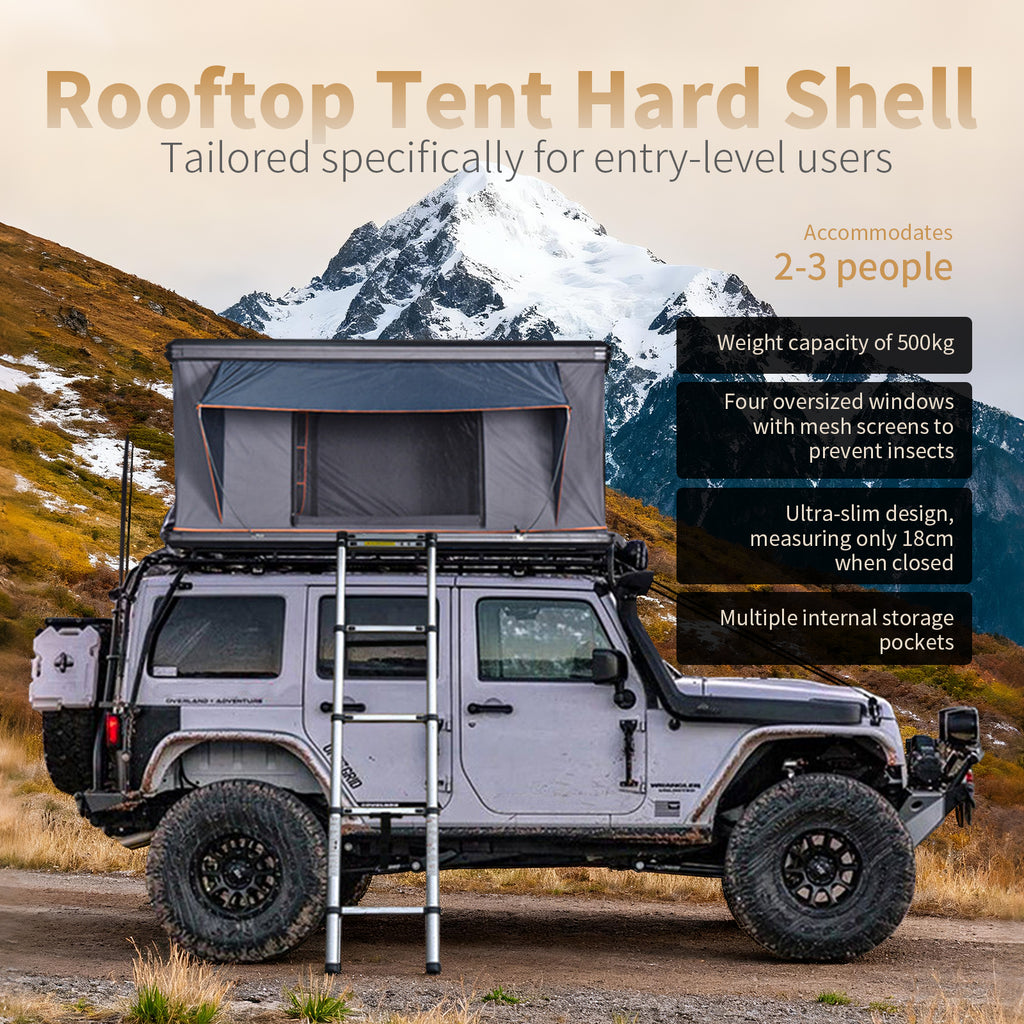 Rooftop Tent Hard Shell - Titan Series T3021 Upgraded version