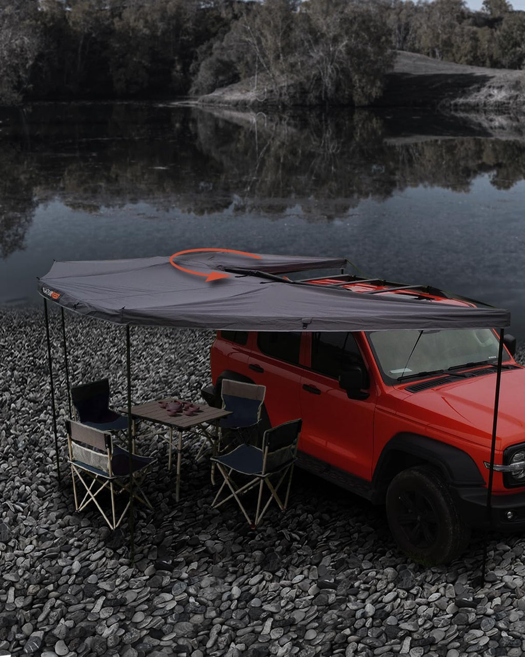 270 Degree Awning for SUV Jeep Truck Van Vehicle Camper