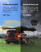 270 Degree Awning for SUV Jeep Truck Van Vehicle Camper