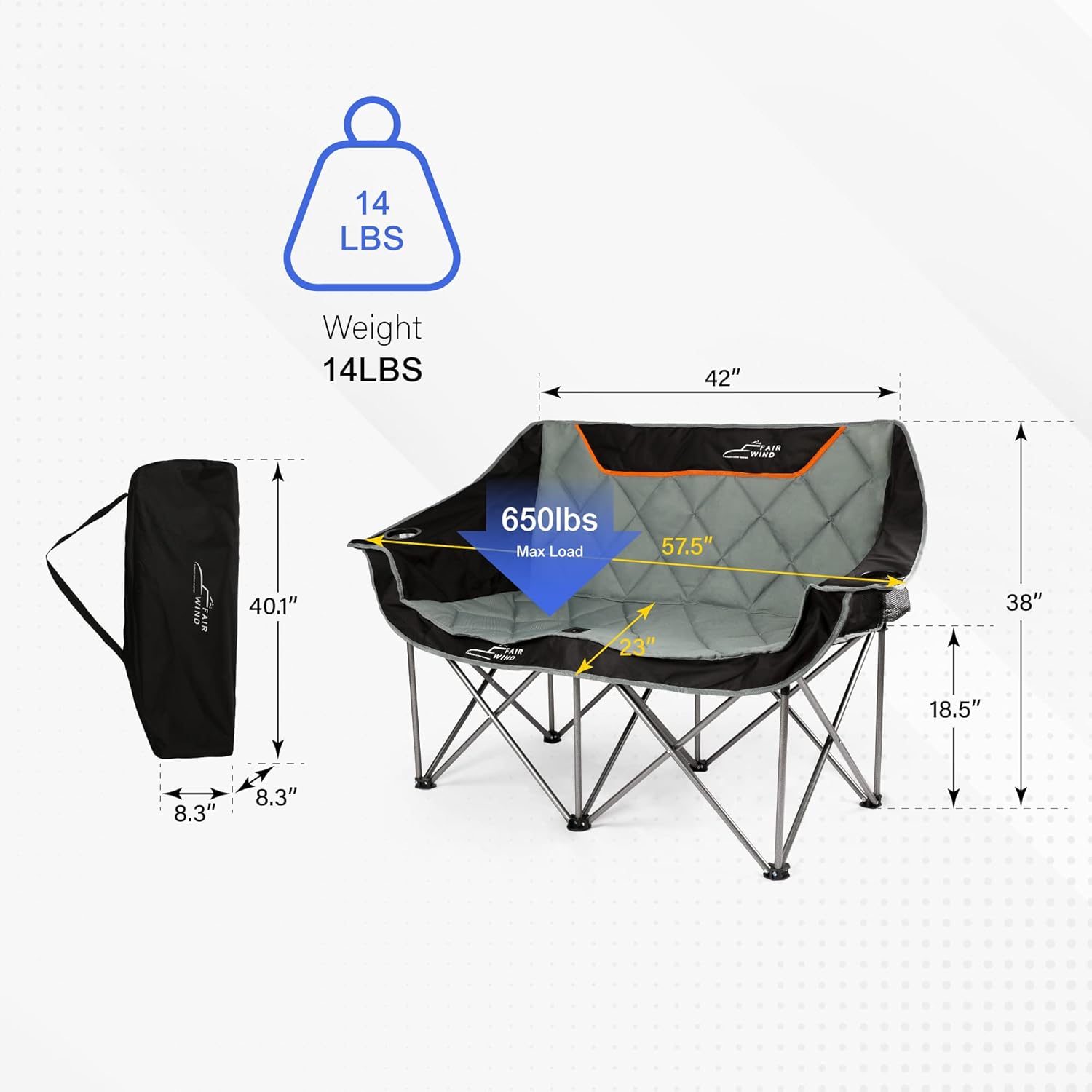 Folding Camping Chair - ZDY023