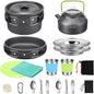 17pcs Camping Cookware Kit