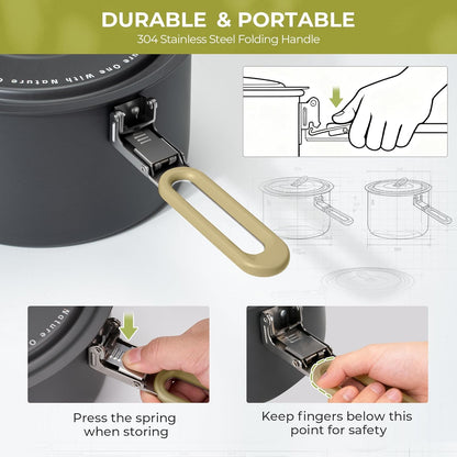 Camping Cookware Kit - GJ062