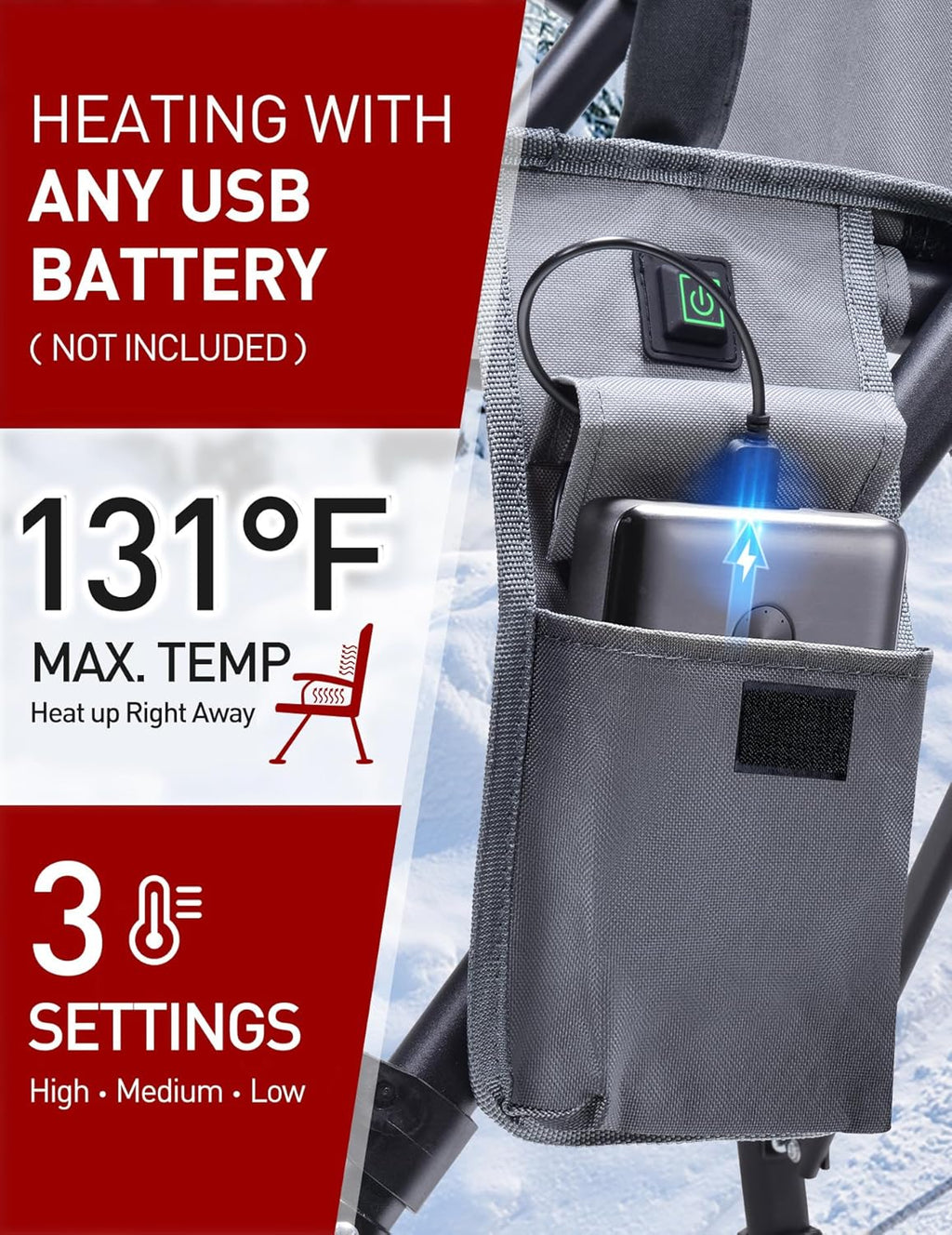 Folding Camping Chair - ZDY025