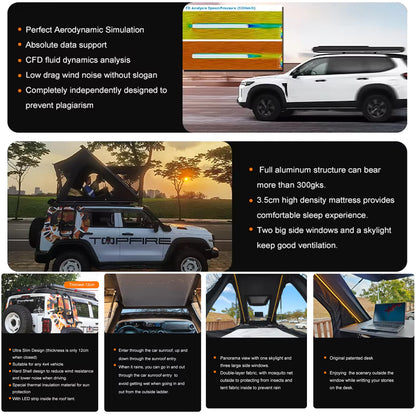 Rooftop Tent Hard Shell CDZP2016