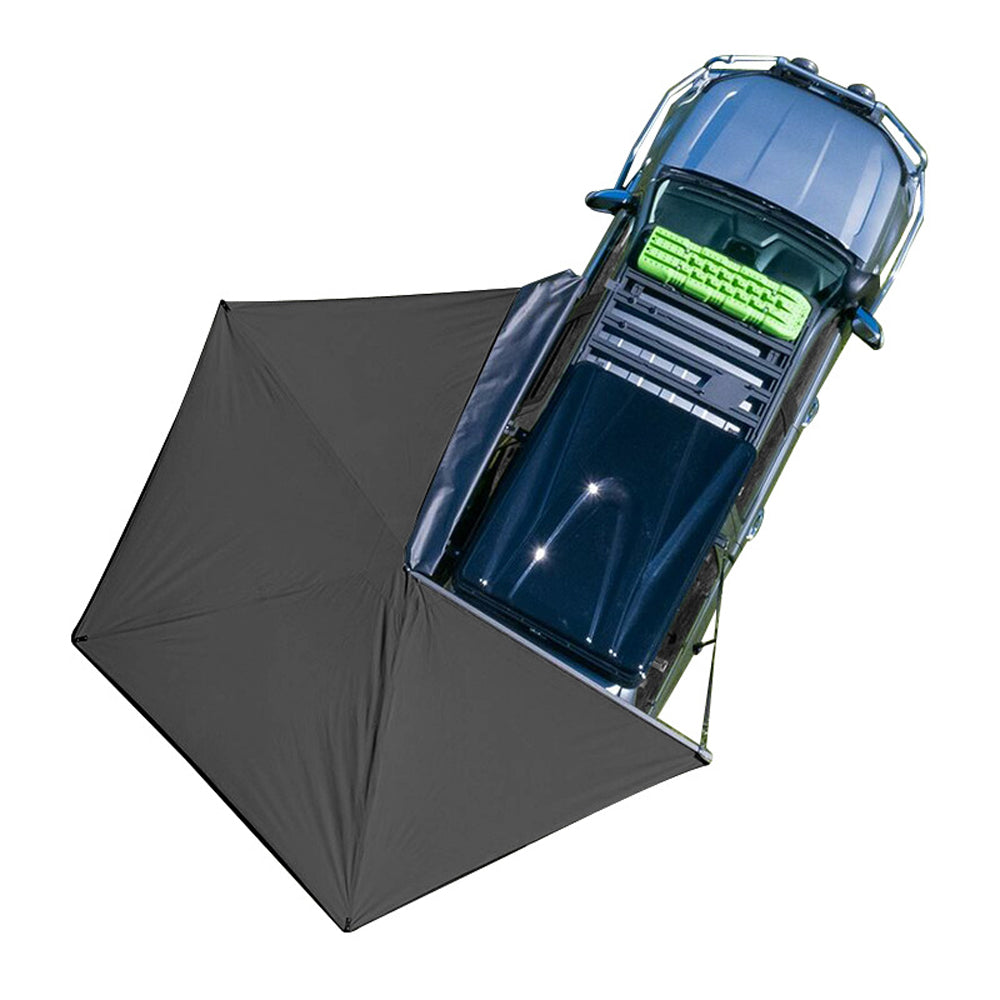Jiadrooe 270 Degree Free-Standing Car Side Awning with Built-in LED Light Strip (2.0M Radius)