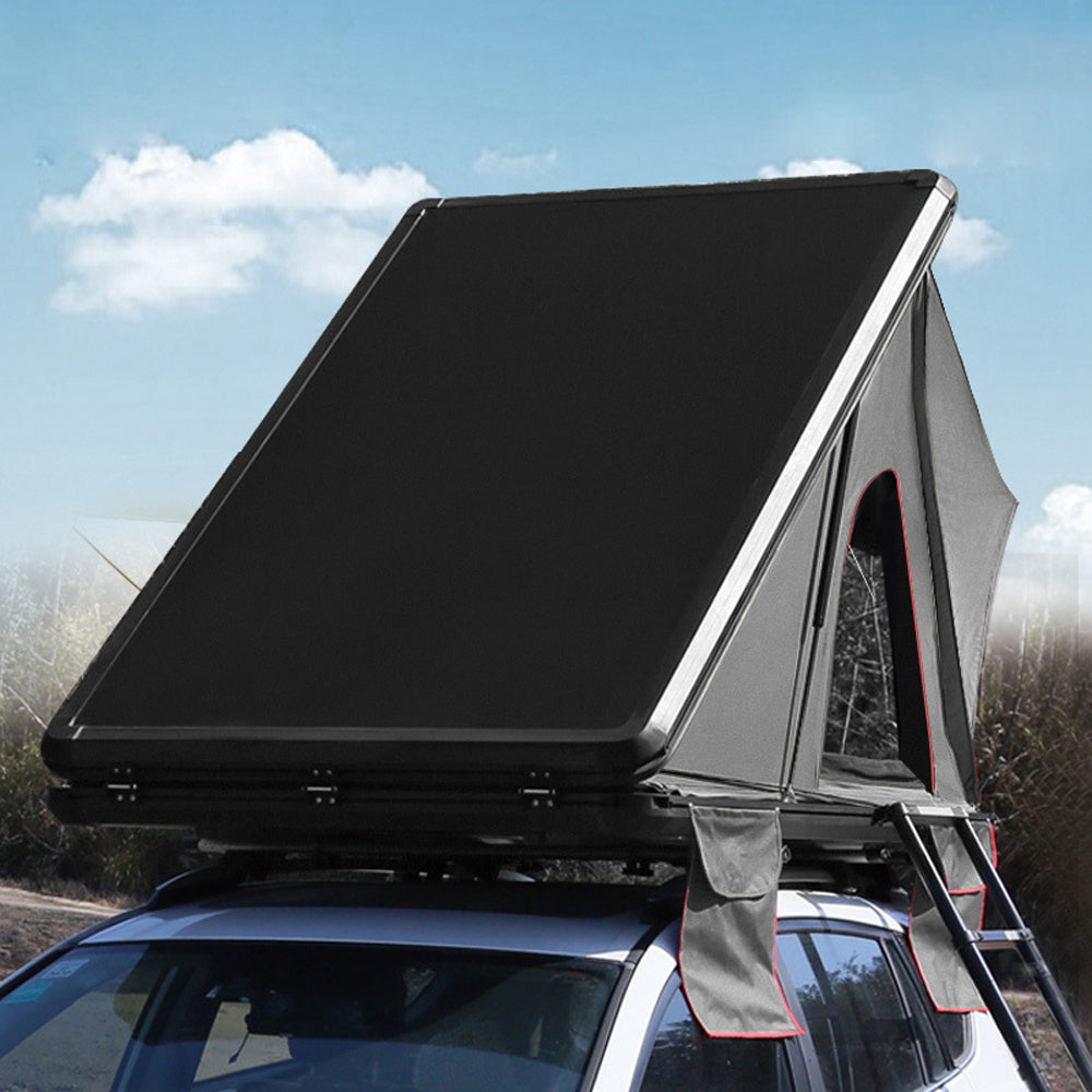 Jiadrooe Pioneer P9067 Heavy-Duty All-Aluminum Hard Shell Rooftop Tent with STABILUS Struts & YKK Zippers