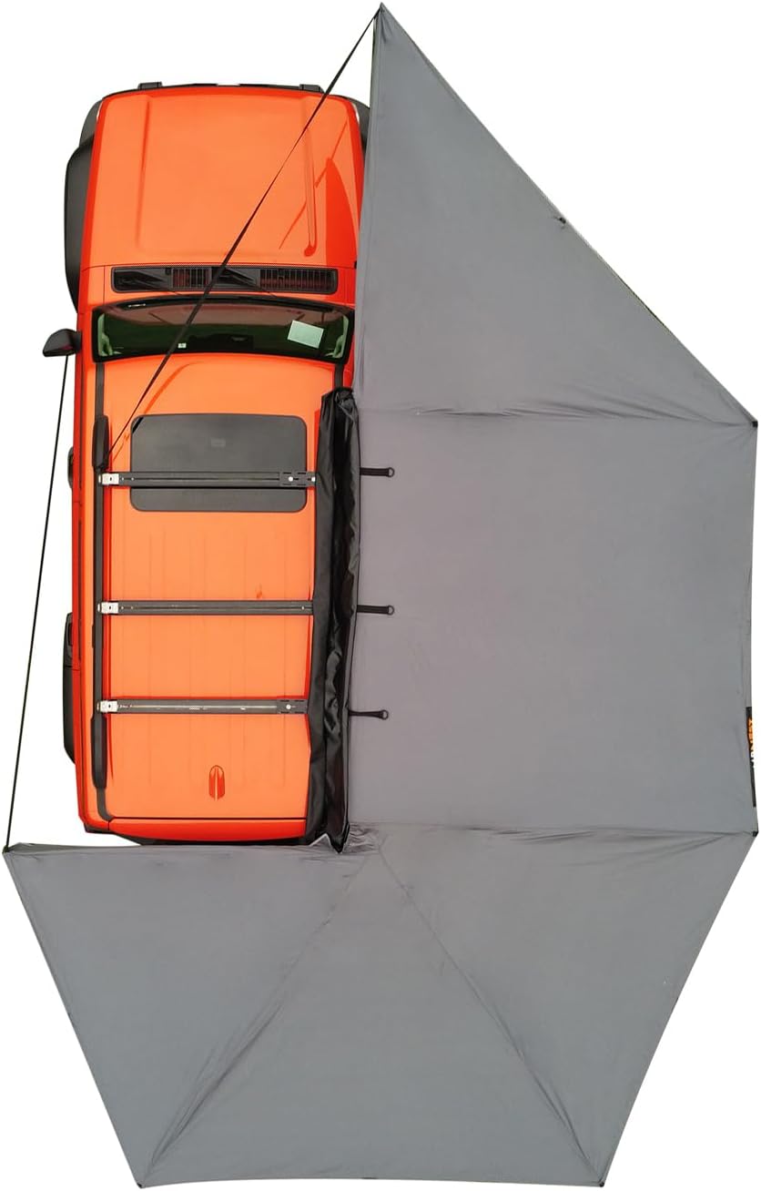 Jiadrooe Celestia C031 270 Degree Free-Standing Vehicle Awning for SUV, Jeep, Truck & Camper Van