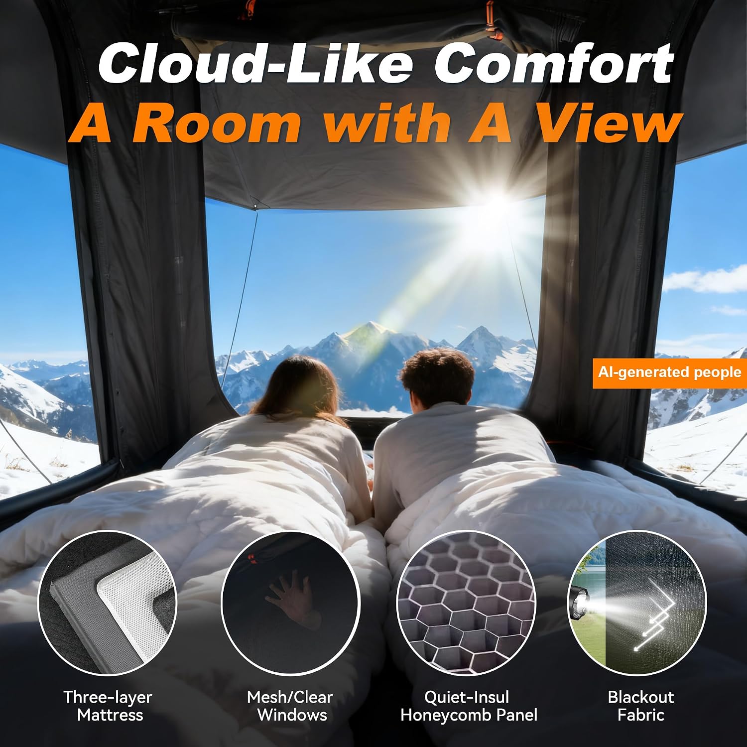 Rooftop Tent - Pioneer Series P7073