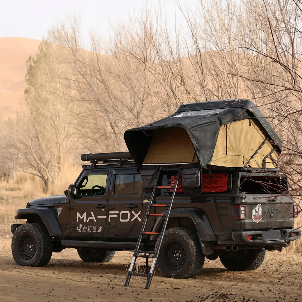 Jiadrooe Titan T3033 Hard Shell Rooftop Tent with Awning & AC Port