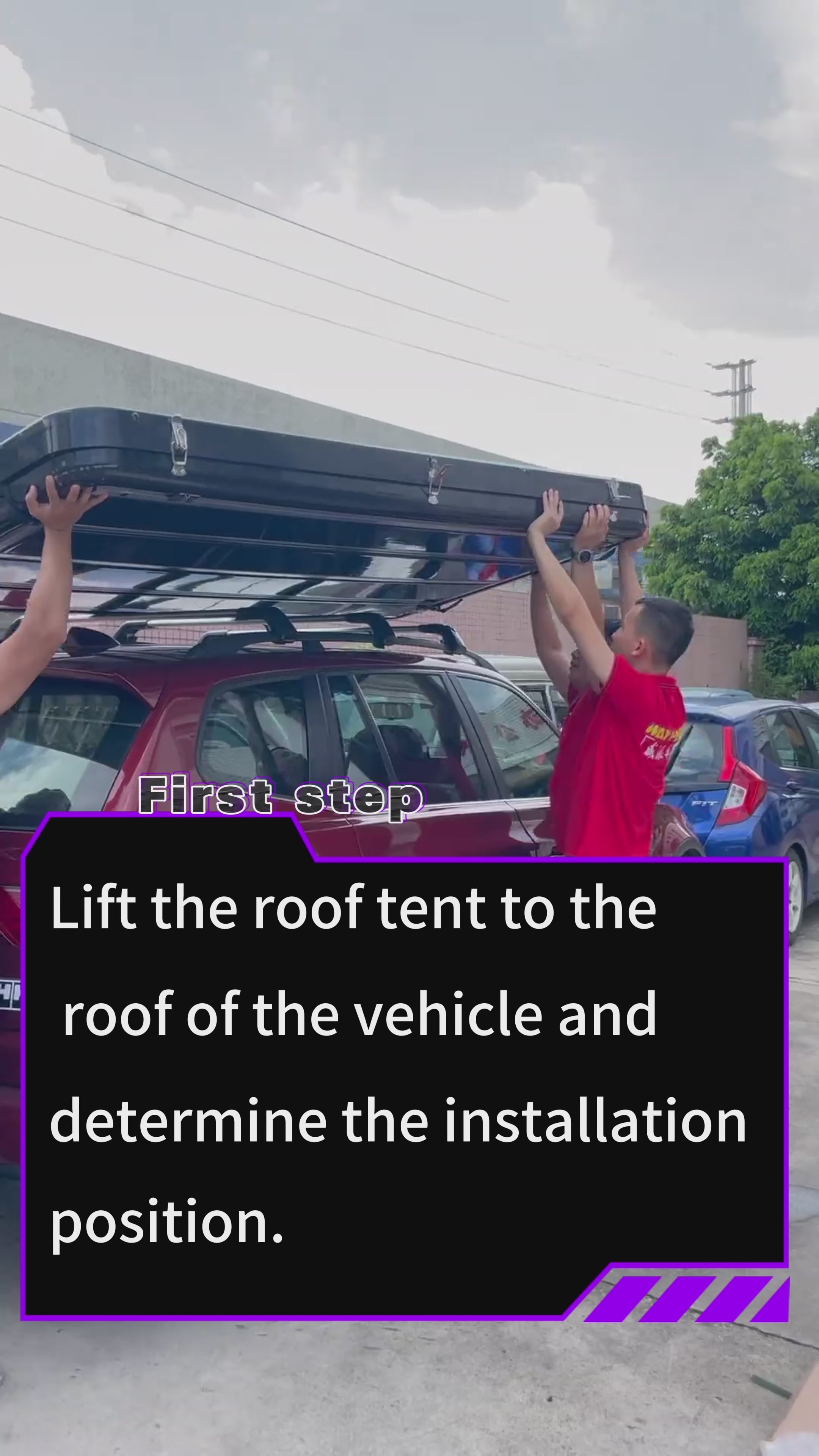Jiadrooe Titan T3020 4-Season Hard Shell Rooftop Tent with Power Hub, Thermal Liner & 3 Crossbars